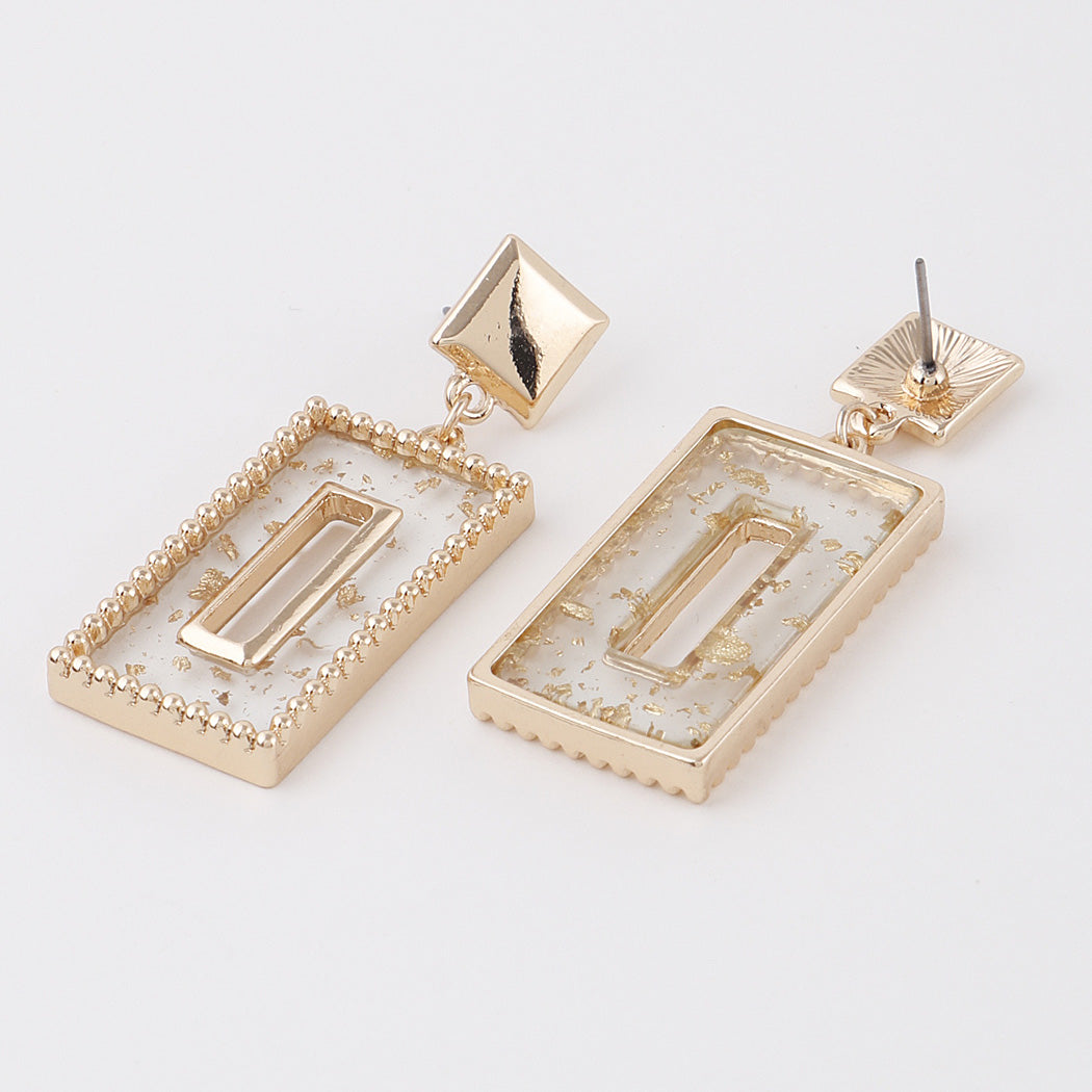 Beaded Leo Earrings