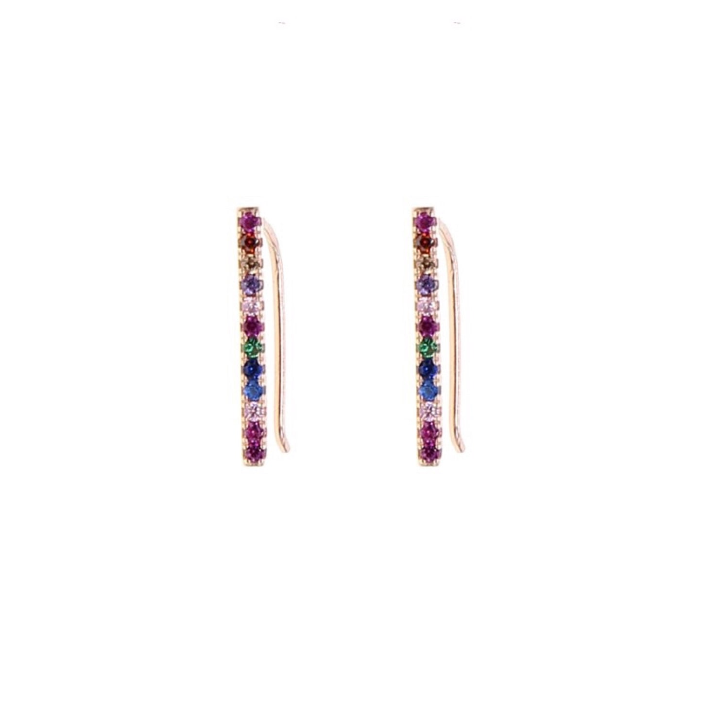 Rainbow Bar Ear Climbers