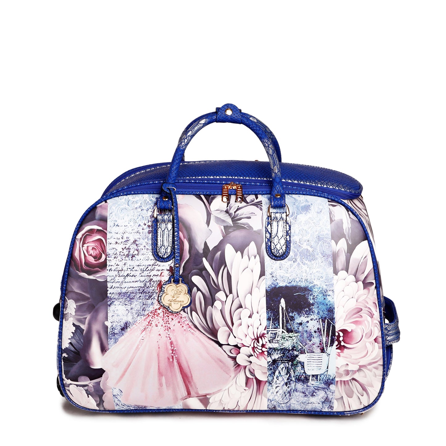 Blossomz 2PC Set | Duffle Bag + Overnight Bag for Women