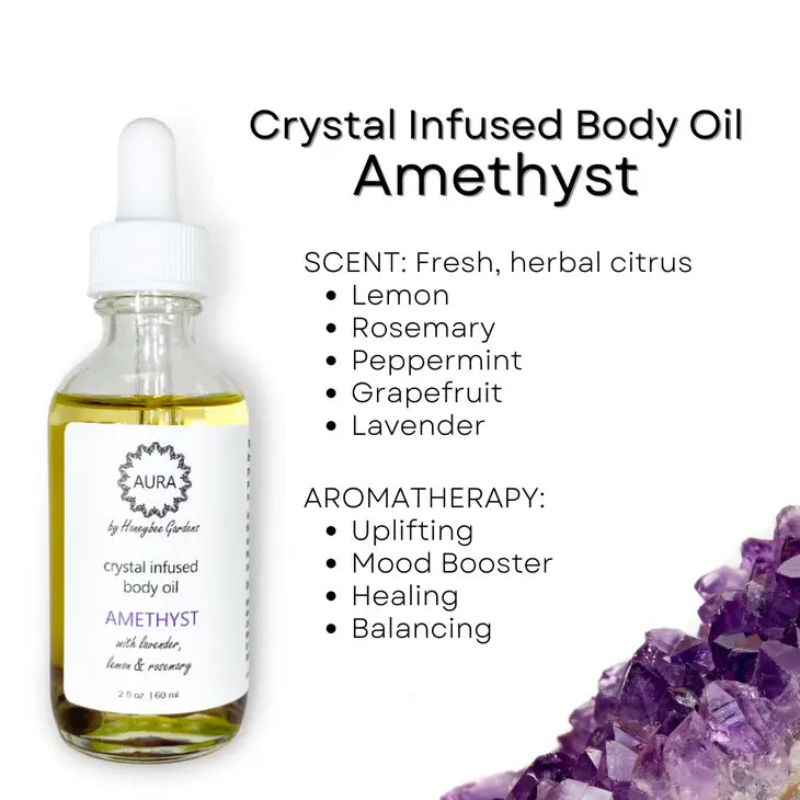 Crystal Infused Body Oils