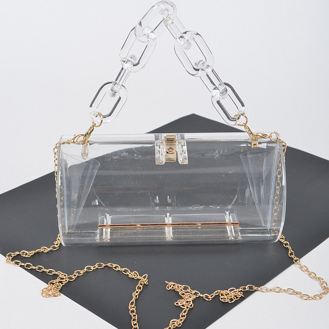Clear Tube Clutch W/Clear Chain