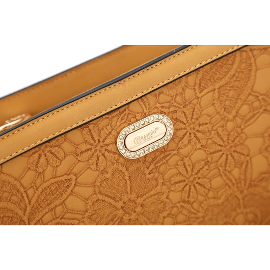 Blossoming Vegan Leather Love Crossbody Bag